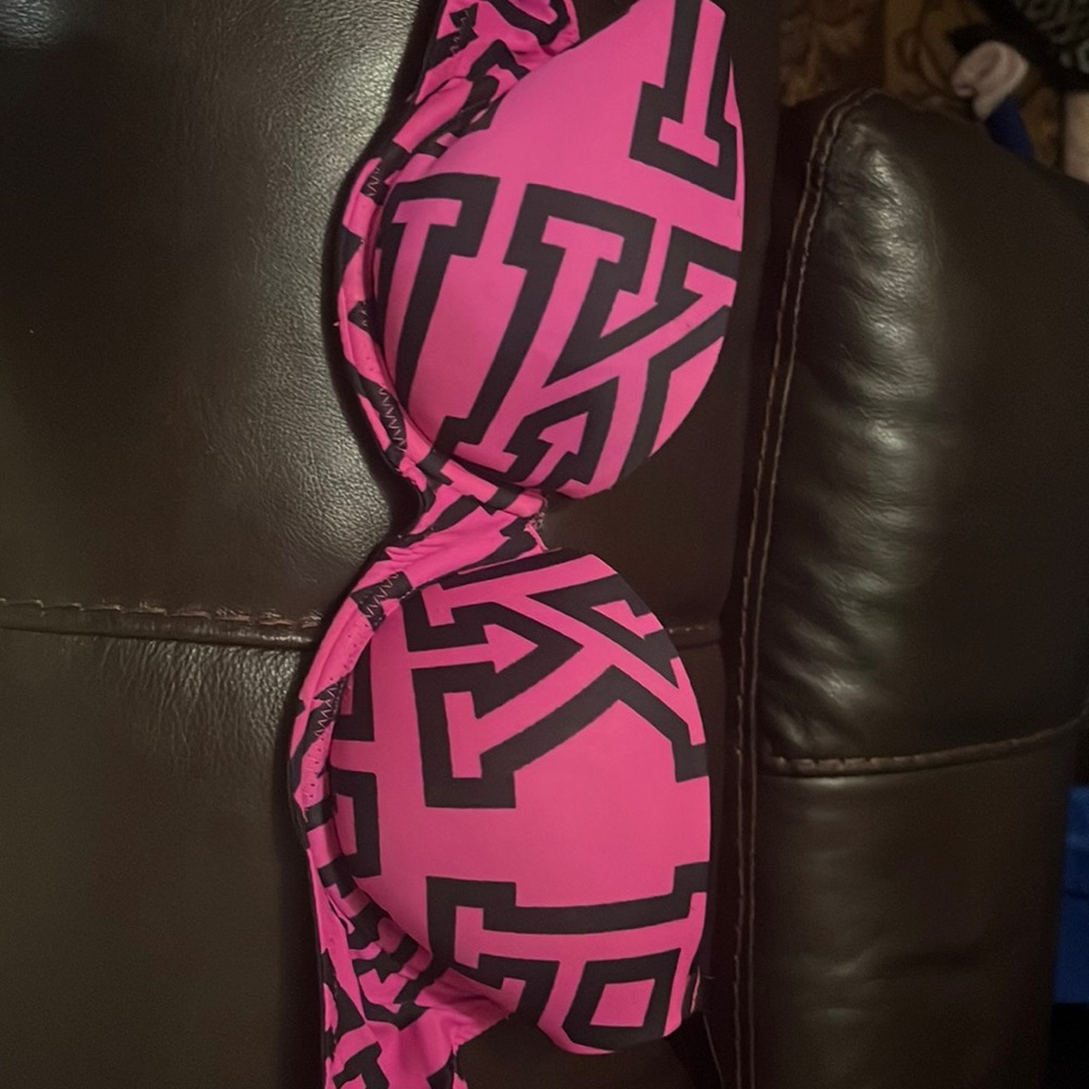 Pink bra